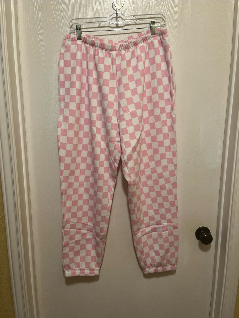 Grayson Threads for Target Pink & white checkered sweats xl